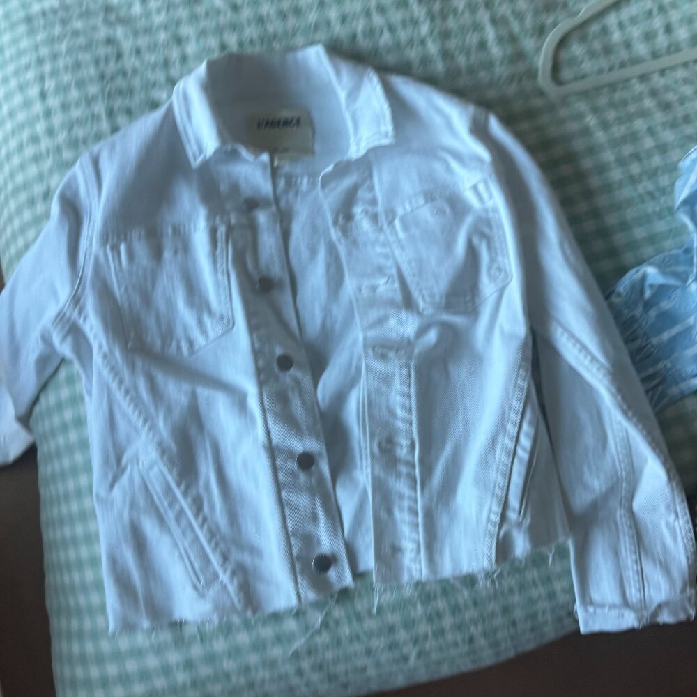 L'AGENCE Janelle Slim Jacket White  S/P - Picture 5 of 6